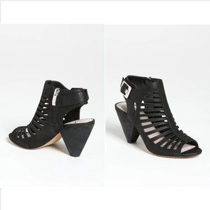 Vince Camuto Eliana Caged Leather Bootie Size 7.5